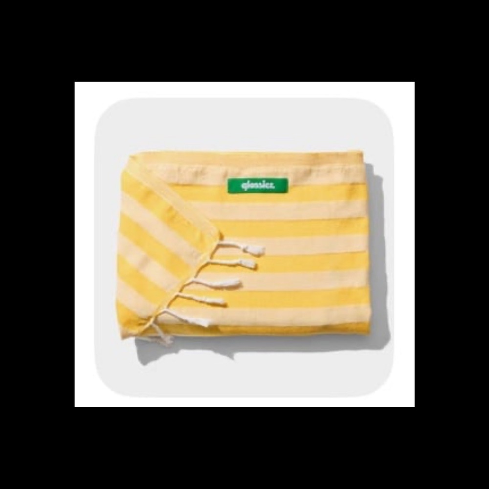 Yellow Striped Towel